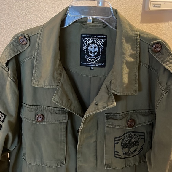 GRIMFROST CLAN - Military Style Jacket - New without Tags - Picture 2 of 8